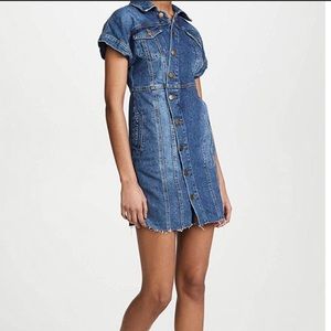Free People Denim City Mini dress Size S